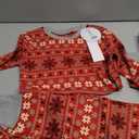 JAMIE Matching Family Jammies Christmas Pajamas Organic Cotton PJs Womens, Mens, Kids, Toddlers, Baby, Pets (4T, Nordic Fair Isle Red)