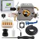 503283210 503 28 32-10 Carburetor for Husqvarna 340 340E 345 345E 346XP 350 350EPA 353 Chainsaw C3-EL32 Double Tube with Screwdriver Oil Bubble