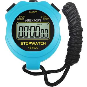Stopwatch Timer Only Stopwatch Mode, ON/Off Silent Large Display Simple Operation, Without Clock Date Countdown, Digital Stop Watch for Sports Kids Coaches, Blue