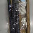 EZYDECOR 8 Packs Heavy Duty Shelf Brackets Wall Mounted Industrial Metal Shelving Support with Lip for DIY Open Shelving (Black) 12"