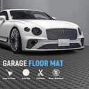4x10 FT Garage Floor Mat, 2.8mm Thickened Diamond Plate