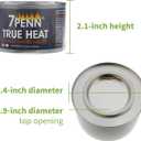 7Penn Gel Fuel True Heat Bio Ethanol 2 Hr Cooking Fuel 6pk  Food Warming Heated Cans, Chafing Dish Burner Buffet Warmer