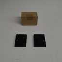 2 Packs Wooden Rock Display Stand Crystal Stand Black Three Prong Rock Holders for Large Spheres Minerals Agates Fossils