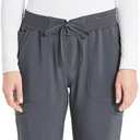 Scrubstar Women Straight Leg Scrub Pants Soft Stretch Drawstring Medical Uniform Bottom with Cargo Pockets Women Scrub Pant (Gray, L)