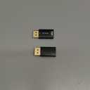 AGVEE 2 Pack Display Port to HDMI 4K@60HZ Adapter, Alloy Shell DP Displayport PC to HDMI Display Coulper Converter, Backward Compatibile with 4K@30HZ 1080P@120HZ Full HDTV, Uni-Directional, Gray