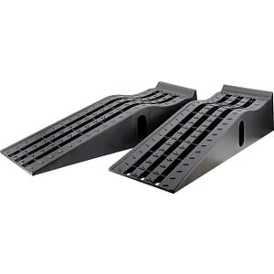 MaxxHaul 50515 6.25" Lift Car Ramps, 2-Pack – 6, 500lb GVW, Deep Grooved Surface for Stable Tire Placement, Heavy-Duty, Black