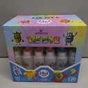 24 Colors Tie Dye Kit, Tie Dye Set for Kids, Pre-Filled Bottles, Non Toxic Permanent Fabric Dye Art Set, Easy DIY Fabric Art - Create Fun (24 Colors)