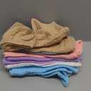 Cute Castle 12 Pack Muslin Burp Cloths for Baby - Ultra-Soft 100% Cotton Baby Washcloths - Large 20'' by 10'' Super Absorbent Milk Spit Up Rags - Burpy Cloths for Unisex, Boy, Girl - Multicolor