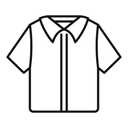 The Children's Place Short Sleeve Button Down Shirt, Size XL