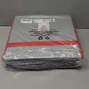 Christmas Ornament Storage Box with 8 Trays, Christmas Storage Container for 128-3'' Holiday Ornament Decorations, Large Xmas Organizer with Adjustable Dividers, Dual Zipper and Pocket (Grey)