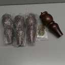 Wood Furniture Legs 5 inch Sofa Legs Pack of 4,Round Couch Legs Espresso Mid Century Desk Legs,Sofa Replacement Parts,for Dresser, Sideboard, Recliner, Coffee Table