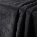 64"120" Suede Upholstery Fabric Black Double-Side Soft Smooth Micro-Suede Material for Car Headliner Replacement, Cushion Sofa Pillows Home Dcor Repair DIY (Black 60" Wide X 120" Long)