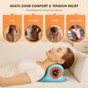 Neck Massager 2026 New Upgrade 3 in 1 Portable Massager with Heat &Comfortable StretchingAdjustable Intensity for Neck & Shoulder Relaxation at Home,Office,Travel