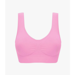 Bras for Women Seamless Wireless Workout Everyday Sleep Bra Comfortable & Breathable Removeable Pads, 3XL, Pack of 2