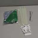 Nuanchu 1 Pcs Mini Greenhouse Portable Plant Flowers Mini Cover, 19.7 x 11.8 x 11.8 Inch Small PVC Clear Greenhouse with Ground Nails, Small Warm House Indoor Outdoor Gardening Gifts for Women Men