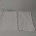 White  Textured Curtains 2 Pack, 54" x 110"