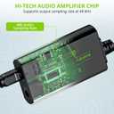 LiNKFOR 3.5mm to SPDIF Converter Analog to Digital Audio Adapter for Enhanced Sound Toslink Optical Output 3.5mm to Optical with Optical Cable for Amplifiers & Soundbars
