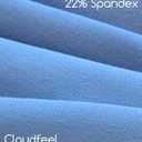 Girls 4'' High Waisted Biker Shorts, Stretchy Athletic Workout Running Shorts for Kids and Teens (Large, Blue Floral)