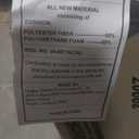 Outdoor Deep Seat Cushion Set of 2, 22"x24"x5.1" Seat & 23"x19" Back, C0 Water-Resistant Breathable Fabric, UV-Resistant 1000+ Hrs, 30D Foam with Recycled Fiber Fill,Natural Linen