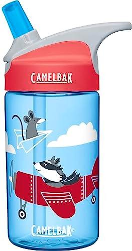 CamelBak Eddy Kids Water Bottle Kids Big Bite Valve - Spill Proof - Water Bottle for Kids - BPA-Free Water Bottle  12oz 3pcs
