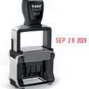 Trodat 5030 Professional 4.0 Date Only Stamp, Self Inking, Impression Size 1-5/8 x 3/8 (Red)