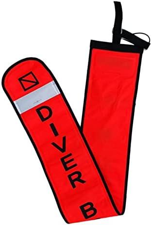 Teruyol Reflective,Surface Marker Buoy, SMB Tube for Underwater Scuba Diving Snorkeling
