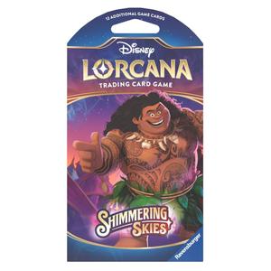 Disney Lorcana Trading Card game 12 Random Game Cards Shimmering Skies 3 Pack
