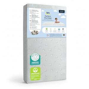 Serta Perfect Slumber Dual Sided Crib and Toddler Mattress - Waterproof - Hypoallergenic - Premium Sustainably Sourced Fiber Core -GREENGUARD Gold Certified (Non-Toxic) - Made in USA