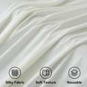20ftx12ft Ivory Backdrop Curtain for Wedding Parties, Wrinkle Free Polyester 4 Panels Ivory Draping Photo Backdrop Drapes Back Drop Cloth Drapery for Birthday Photography Background