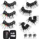 Kikerike Terminal Removal Tool Kit 139 Pcs Depinning Tool Electrical Connector Pin Removal Tool Kit Pin Extractor Tool Set Wire Terminal Release Tool for Automotive Car Household Devices