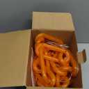 Halloween Decorations Chain Lights,10.4 Ft 175 LED Plastic Chain String Lights Battery Operated and USB,8 Lighting Modes Orange Light with Timer for Halloween Skeleton Dog Party Spooky Outdoor