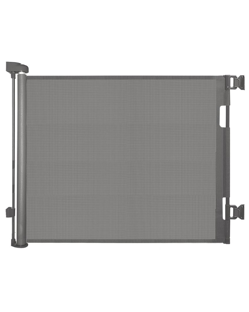 DEAR LOV Retractable Mesh Baby Gate, 33" Tall, Extends up to 55" Wide, Child Safety Gate for Doorways, Stairs, Hallways, Indoor/Outdoor (33"x55", Gray)