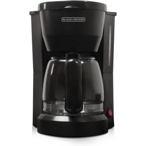BLACK+DECKER 5-Cup Coffeemaker, Black, DCM600B