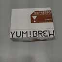 Yum!Brew Instant Espresso Coffee  Freeze-Dried Arabica from Yunnan | 12 Single Servings | Bold & Smooth | Hot or Cold Brew | No Sugar | Low Calorie | Travel-Friendly Mini Pods