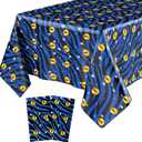 Gilprop 2 Pcs Kpop Eyes Birthday Party Decorations Plastic Cute Birthday Tablecloth 108 x 54 Inches Disposable Rectangle Tablecover for Boys Girls Kids Baby Shower Party Supplies
