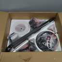 POCHFAN 52 Inch Black Ceiling Fans with Lights and Remote, Flush Mount Low Profile Ceiling Fan for Bedroom, Living Room, Patio, Dimmable 6 Speeds Noiseless Reversible, ETL Listed