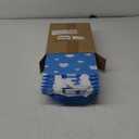 Locmeo 24 Pcs 8 x 4 x 10 Inch Toy Party Blue Sky White Clouds Gift Bags with Handles Reusable Non Woven Blue and White Cartoon Themed Candy Bags for Girl Boy Birthday Baby Shower Party