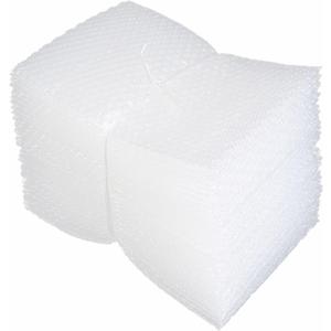 50 Pcs Bubble Pouch Wraps, 6''x8'' Clear Bubble Out Bags for Packing, Double Walled Cushioning Bags for Shipping, Storage and Moving