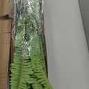 Dkaltm Artificial Boston Fern Bush- Set of 2 Large Artificial Ferns for Outdoors, 45Inch Large Faux Ferns, Suitable for Office & Living Room Decor, 55Branches for Each Bouquet
