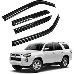 Tape-On Rain Guards Window Visor Fit for 2010-2023 Toyota 4runner Window Vent Deflector Visors 4 Pcs-94242
