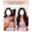 Heatless Hair Curler Overnight Curl Rods for All Hair Types, Healthy and Stylish Heatless Curling Set jumbo heatless hair curler to sleep in Heatless Hair Curlers (Brown, Medium)