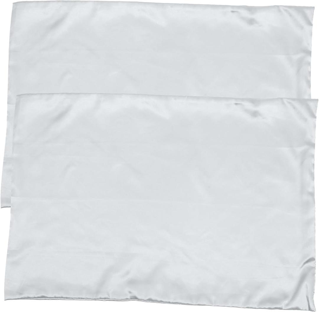 Skin-Friendly Pillow Covers 2pcs Pillow Cases Zipper Stylish Polyester Bedding Pillow Covers