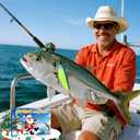 Advent Calendar 2025 Fishing Lures - 24 Days of Christmas Countdown with Minnow Popper Crank Baits with Hooks  Christmas Surprise Gift for Men Father Fishing Enthusiasts Grandpa Brother Boyfriend