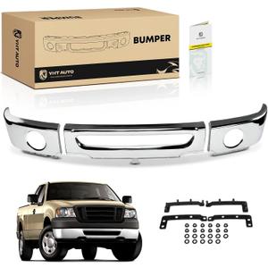 YHTAUTO Front Bumper Face Bar for Ford, Lincoln, 3 Pcs Design Not One