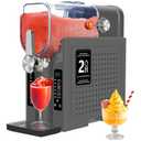 Slushie Machine, Frozen Drink Maker & Ice Cream Maker  70 oz Slushy Machine for Home with 6 Preset Programs, Time Temp Display for Margaritas, Frapps, Milkshakes, Smoothies & Ice Cream