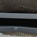 Metal Planter Box, No Installation Galvanized Steel Folding Rectangular Planter with Drainage Holes, 35.5"x 10"x 28" Black Outdoor Planter for Porch/Patio/Garden (Large)