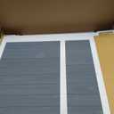 Cat Window Box Catio, Outdoor Indoor Cat Enclosure with Clear Panels, Mesh Sides & PVC Curtain, Universal Window Perch for Windows 25"43", Window Catio for Sunbathing, Napping & Overlooking,Grey