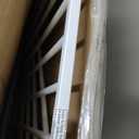 keny 29"-42.5" Baby Gate for Stairs, Auto Close Safety Dog Gate, Pressure Mounted Easy Walk Through Pet Gate for Doorways, Durable Stair Gate, 30" Tall, White