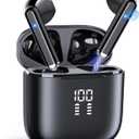 AI Translation Earbuds Real Time, 164 Language Translator Earbuds 3-in-1 Bluetooth 5.4 with APP, Translation Headphones with 6 Translation Modes Translating Device for Travel/Business/Learning, Black