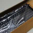 Wall Control Narrow Pegboard Rack 8in x 32in Black Metal Pegboard Runner Tool Board